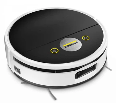Робот-пилосос karcher rvf 7, h=10.5см, вологе прибирання, конт пил -250л, вода -0.30л, Bluetooth, білий 1.269-680.0