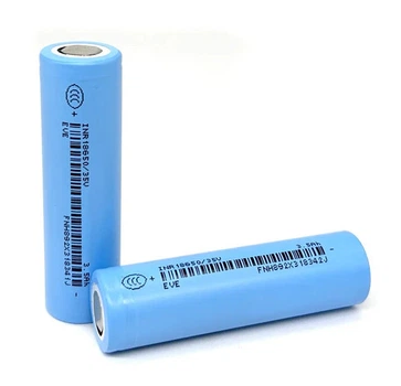 Аккумулятор 18650 EVE Li-Ion 3500 mAh 3,7V голубой
