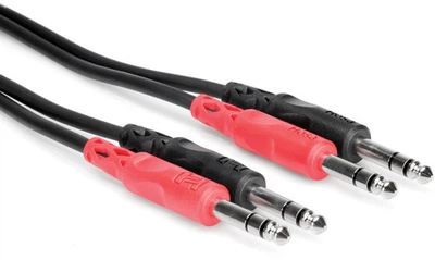 Kabel audio Hosa 2 x TRS 6.35 mm - 2 x TRS 6.35 mm 4 m (728736010567)