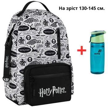 Рюкзак Kite Education teens HP26-949M Harry Potter + бутылка для воды Kite 550мл.