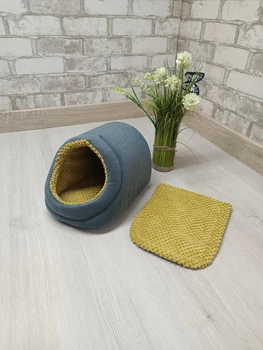 Будинок для морських свинок, шиншил, гризунів Animals_joy Норка S 18*24 см (154)