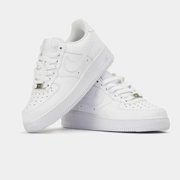 Кросівки чоловічі Air Force classic White Low натуральна шкіра 45р білий