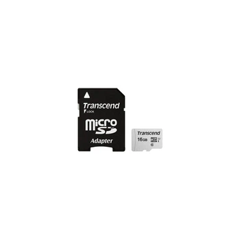 Картка пам'яті Transcend 16 GB microSDHC class 10 UHS-I U1 (TS16GUSD300S-A)