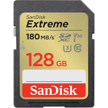 Картка пам'яті SanDisk 128 GB SD class 10 UHS-I Extreme (SDSDXVA-128G-GNCIN)