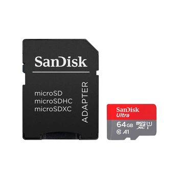 Картка пам'яті SanDisk 64 GB microSD class 10 UHS-I Ultra (SDSQUAB-064G-GN6MA)