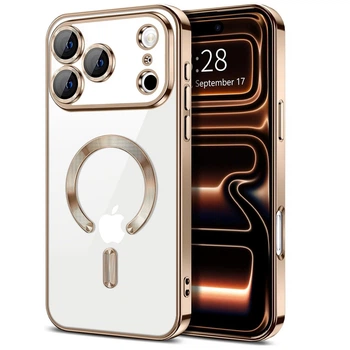 Чехол Fiji Chrome для Apple iPhone 17 Pro Max с MagSafe и защитой камер Brown