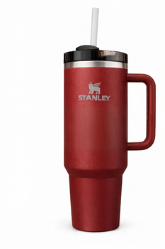 Термокружка Stanley Quencher H2.O FlowState™ Tumbler з трубочкою і ручкою 1.18 л Червона