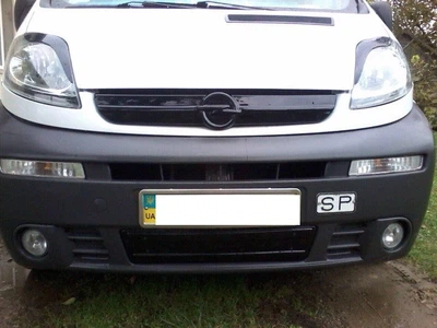 Зимняя заглушка накладка на решетку радиатора AVTM Opel Vivaro 01-06 глянцевая Опель Виваро АМ0031241