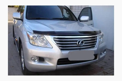 Дефлектор капота мухобойка Lexus LX 570 08- HIC черная Лексус ЛХ 570 АМ0006942