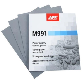 APP Наждачная бумага водостойкая 230mm x 280mm P 400 50 шт Matador 991А0400 v02779