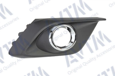 Решітка в бампер AVTM Mazda 3 13-16 BM права з отв. ПТФ+хром Мазда 3 АМ0038693