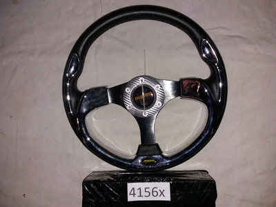 Спортивный руль 4156 3 спицы хром для авто GR0081X