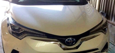 Toyota C-HR 2016+ накладка хром передняя под эмблему L2088