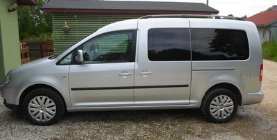 Volkswagen Caddy рейлинги дуги багажник на крышу для VOLKSWAGEN Фольксваген VW Caddy MAXI 2004- /Хром /Abs АМ0018401