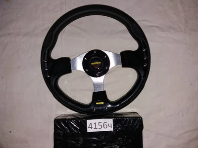 Спортивный руль 4156 3 спицы черный для авто GR0081B