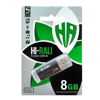 USB флеш-накопичувач Hi-Rali Corsair 8gb Чорний