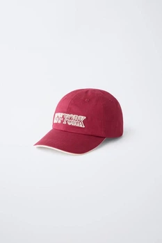 Кепка Zara пх11860 червона 56