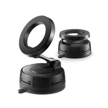Автодержатель Spigen MFT36 Vacuumlock Magnetic Dashboard Car Mount Black with MagSafe (ACP11172)
