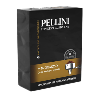 Кофе молотый Pellini Espresso Gusto Bar N.46 Cremoso (2*250г), 500 г