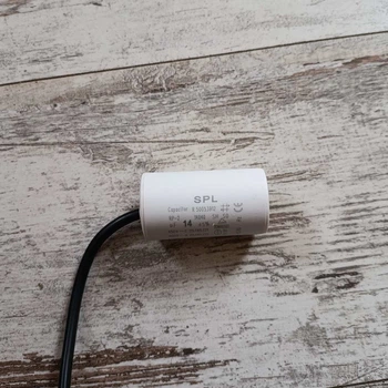 Конденсатор рабочий 14mF/450 V SPL (провод)