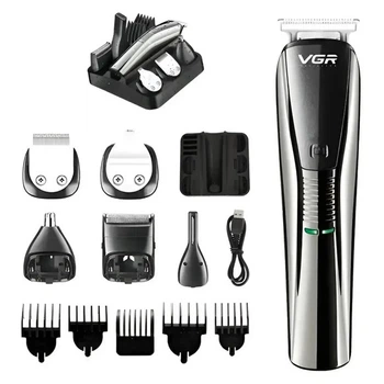 Триммер для стрижки волос и бороды аккумуляторный VGR V-029 (385254)