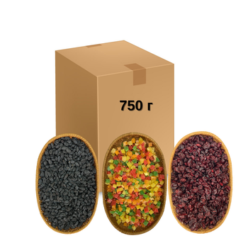 Ассорти сухофруктов к выпечке паски (изюм, цукаты, клюква) 750 г (TS0652-MIXP2)