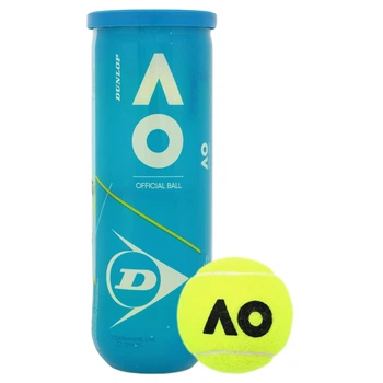 М'ячі для великого тенісу 3шт Гума Мелтон DUNLOP AUSTRALIAN OPEN салатовий DL601354