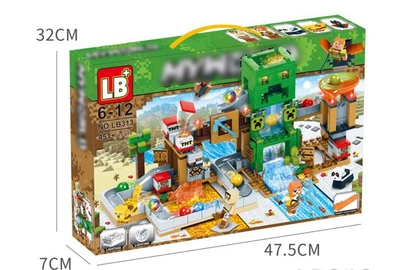 Конструктор майнкрафт Шахта Крипера (451 детали)