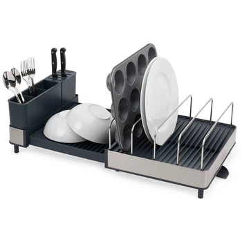 Регулируемая сушилка для посуды настольная Joseph Joseph Stainless-Steel Extend Max 851690 (01001194)