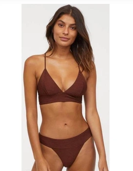 Топ купальний коричневий H&M 32р (0684209)