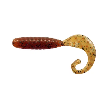 Силикон рыболовный Reins Fat G-Tail Grub 3 568 Fire Sugar (12 шт/уп.) (1552.02.96)