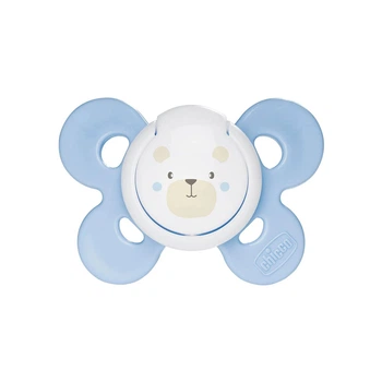 Пустышка Chicco Physio Comfort силіконова від 2 до 6 місяців 1шт. (блакитна) (74911.21.00)