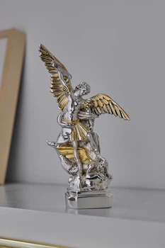 Серебряная статуэтка Архангела Михаила (ST 223 SM) 20 см