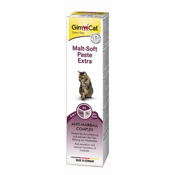 Паста GimCat Every Day Malt-Soft Paste Extra для вывода шерсти из желудка кошек, 200 г