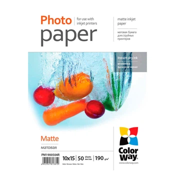 Фотопапір ColorWay PM1900504R - 381222