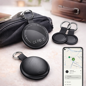 Android Tracker Tag 2 Pack, Smart Tag Bluetooth Key Finder, работает с Google Find My (только для Android), Locator предметов