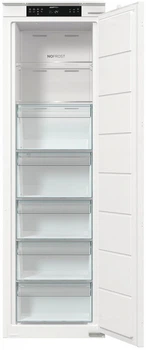 Морозильная камера Gorenje встраиваемая, 177x54х55, 235л, А+, NF, диспл, белый