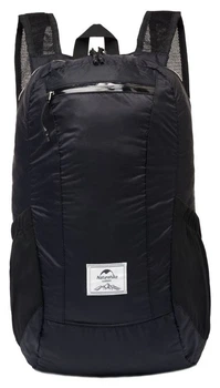 Рюкзак компактний надлегкий Naturehike Ultralight NH17A012-B, 18 л, чорний (FNR_6927595718674)