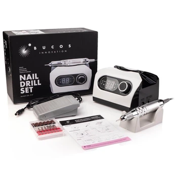 Фрезер для манікюру Bucos Nail Drill ZS-717 PRO White 65 Ват 35000 обертів на хвилину