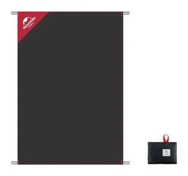 Килимок для пікніка водостійкий надлегкий Naturehike Moisture Picnic Mat NH17D050-B, 120x70 см, чорний (FNR_6927595724637)