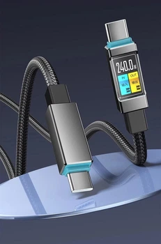 Кабель USB Type-C – Type-C PD 240W (1.5 м) для швидкої зарядки та передачі даних