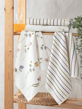 Набор кухонных полотенец Pupilla 40х60 см Floral 4 шт