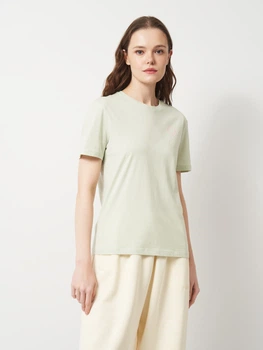 Футболка хлопковая женская ONLY 15371907 S Green Lily (5715870299564)