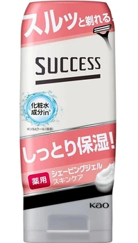 Увлажняющий гель для бритья Као Success Medicated Shaving Gel Skin Care , для сухой кожи, 180 г