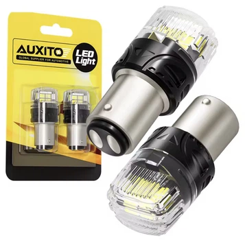 Автолампи LED AUXITO 1156 P21W Ba15s 6500K светодиодные 2шт, Canbus