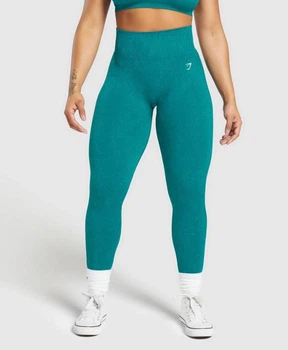 Спортивные леггинсы для фитнеса женские Gymshark 194774 M Морская волна (2200005144244)