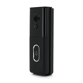 Автономний вуличний/внутрішній Відеодзвінок 2MP YOSO DoorVision-WIFI-02-2 Tuya. на батареях 18650 . WIFI. запис на карту SD. Чорний (акумулятори не входять в комплект)