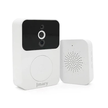 Бездротовий відеодзвінок Jmary MF-5 з Wi-Fi, вбудований акумулятор 800mAh, White, Box