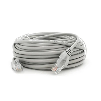 Патч-корд літій RITAR, UTP, RJ45, Cat.5e, 15m, сірий, Cu (мідь) Q100