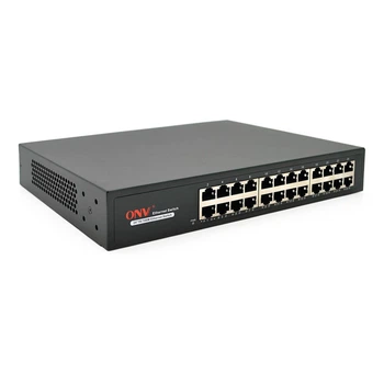 Комутатор Ethernet ONV-H1024 у металевому корпусі, 24*100Мб портів, 270х181х44.5 мм (UG-27265)